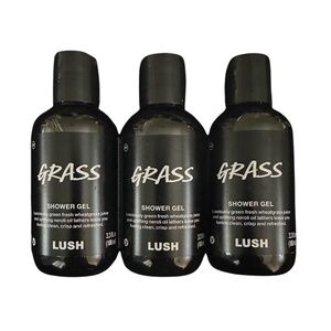NWT 3X 3.3Fl Oz Lush Grass Shower Gel